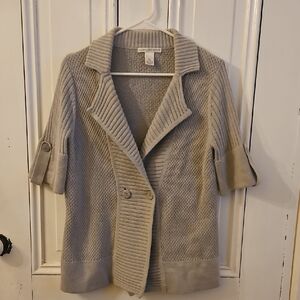 Sarah Spencer Gray Knit Blazer